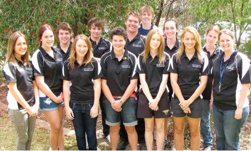 Clermont students (back row) Sean Haufe, Jack Britt, Jayme Nicholson, Kurtys Bont, Johanna Robertson, Kirsty Skinner, (front) Steph Close, Emily Newton, Emily Fry, Ainslee Lawrence, Ally Goodwin, Courtney Bush and teacher Leanne Perna are jetting off on a tour of Italy and Greece. Clermont students (back row) Sean Haufe, Jack Britt, Jayme Nicholson, Kurtys Bont, Johanna Robertson, Kirsty Skinner, (front) Steph Close, Emily Newton, Emily Fry, Ainslee Lawrence, Ally Goodwin, Courtney Bush and teacher Leanne Perna are jetting off on a tour of Italy and Greece.